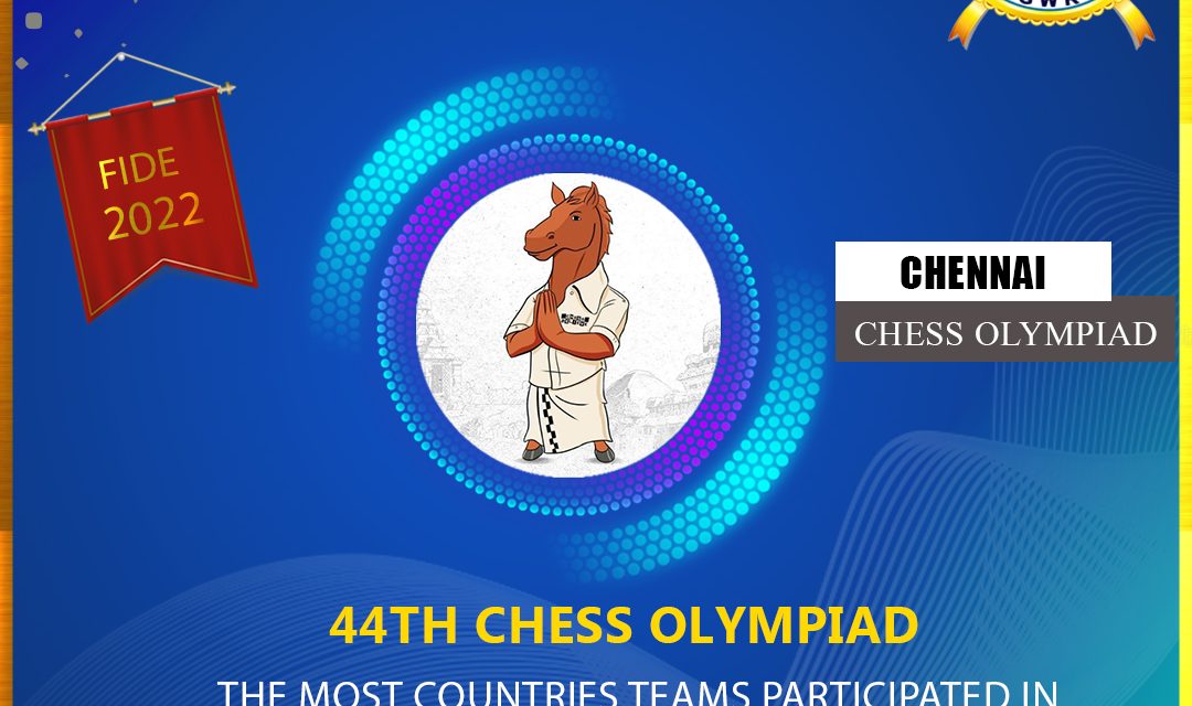 THE MOST COUNTRIES TEAMS PARTICIPATED IN THE 44TH CHESS OLYMPIAD.