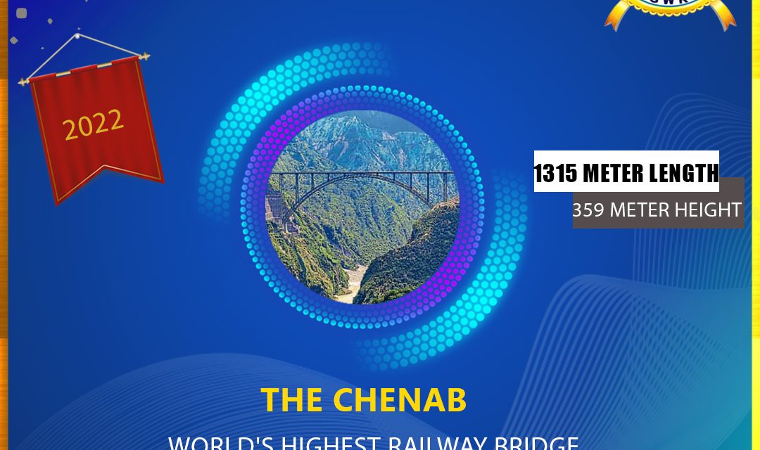 WORLD’S HIGHEST RAILWAY RAILWAY BRIDGE : GOLDEN JOINT OF CHENAB BRIDGE