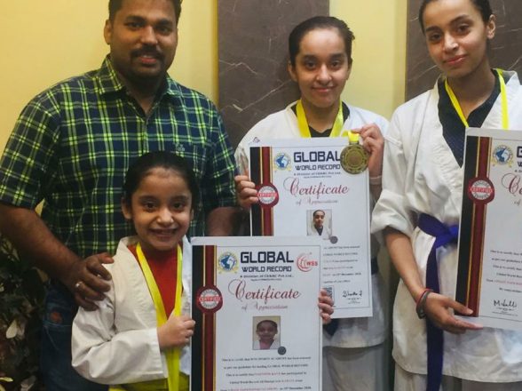 GLOBAL WORLD RECORD ALL MARTIAL ARTS IN TAEKWONDO