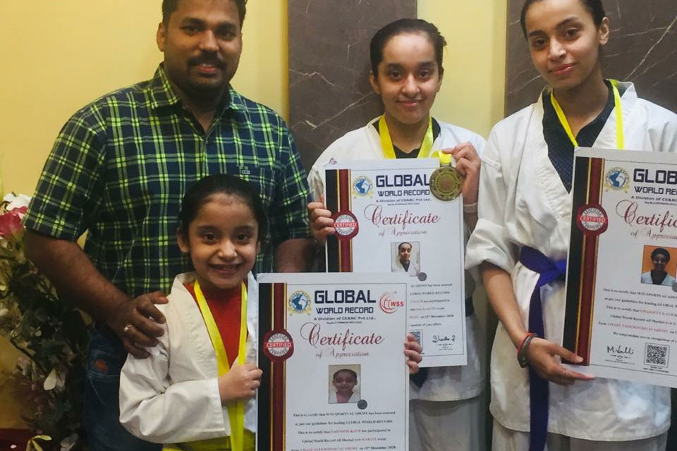 GLOBAL WORLD RECORD ALL MARTIAL ARTS IN TAEKWONDO