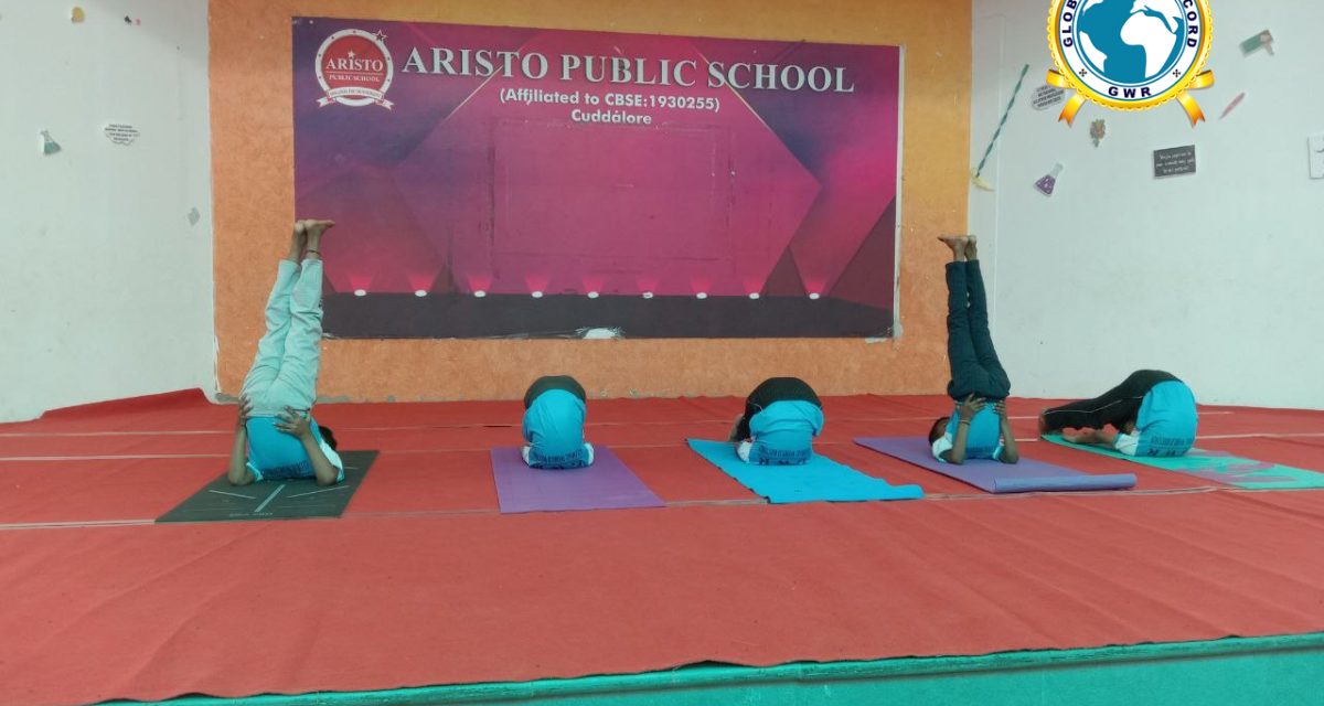 Aristo Public School 5 Students Set New World Record in Same Day